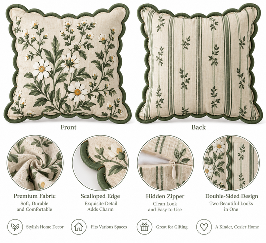 Double-Sided Pillow Cover
